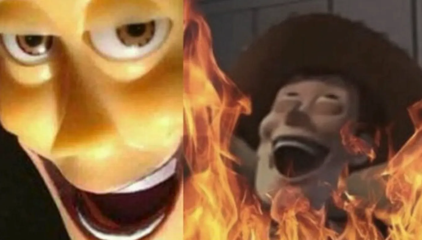 Evil Woody meme