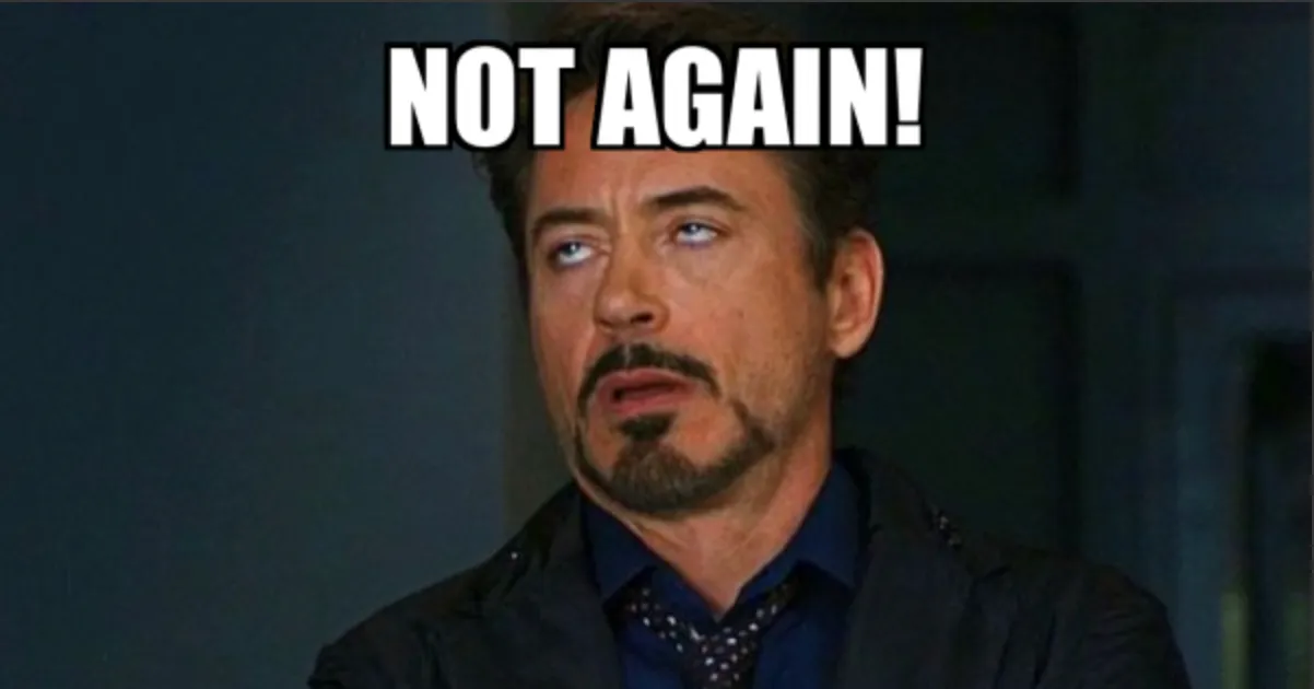 Robert Downey Jr. rolling eyes meme