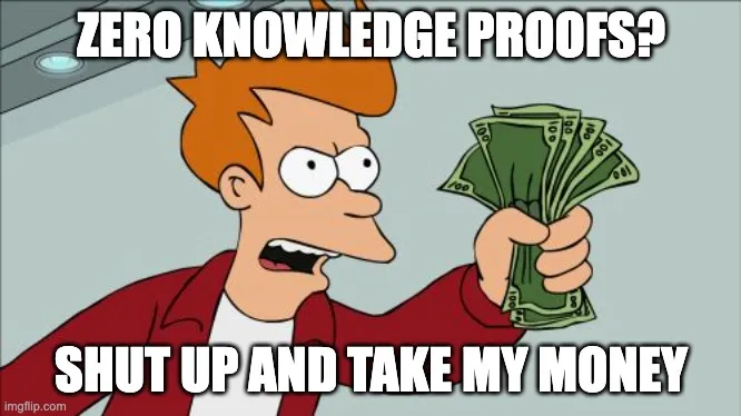 Shut up and take my money meme
