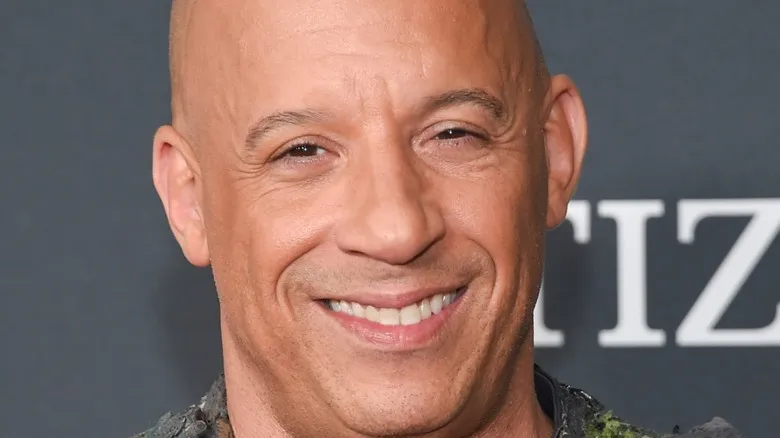 Dominic Toretto from Fast & Furious smiling