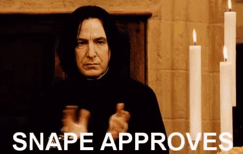 Snape clapping
