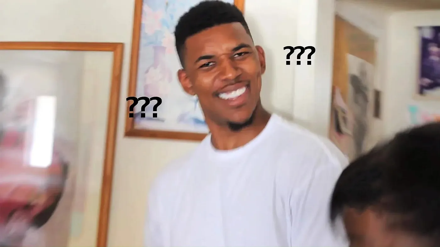 Visibly confused man