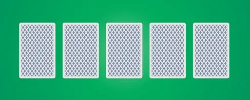 Face down cards