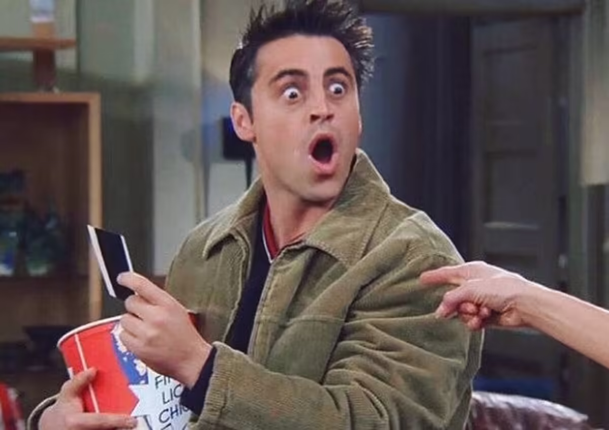 Joey Tribiani light bulb moment