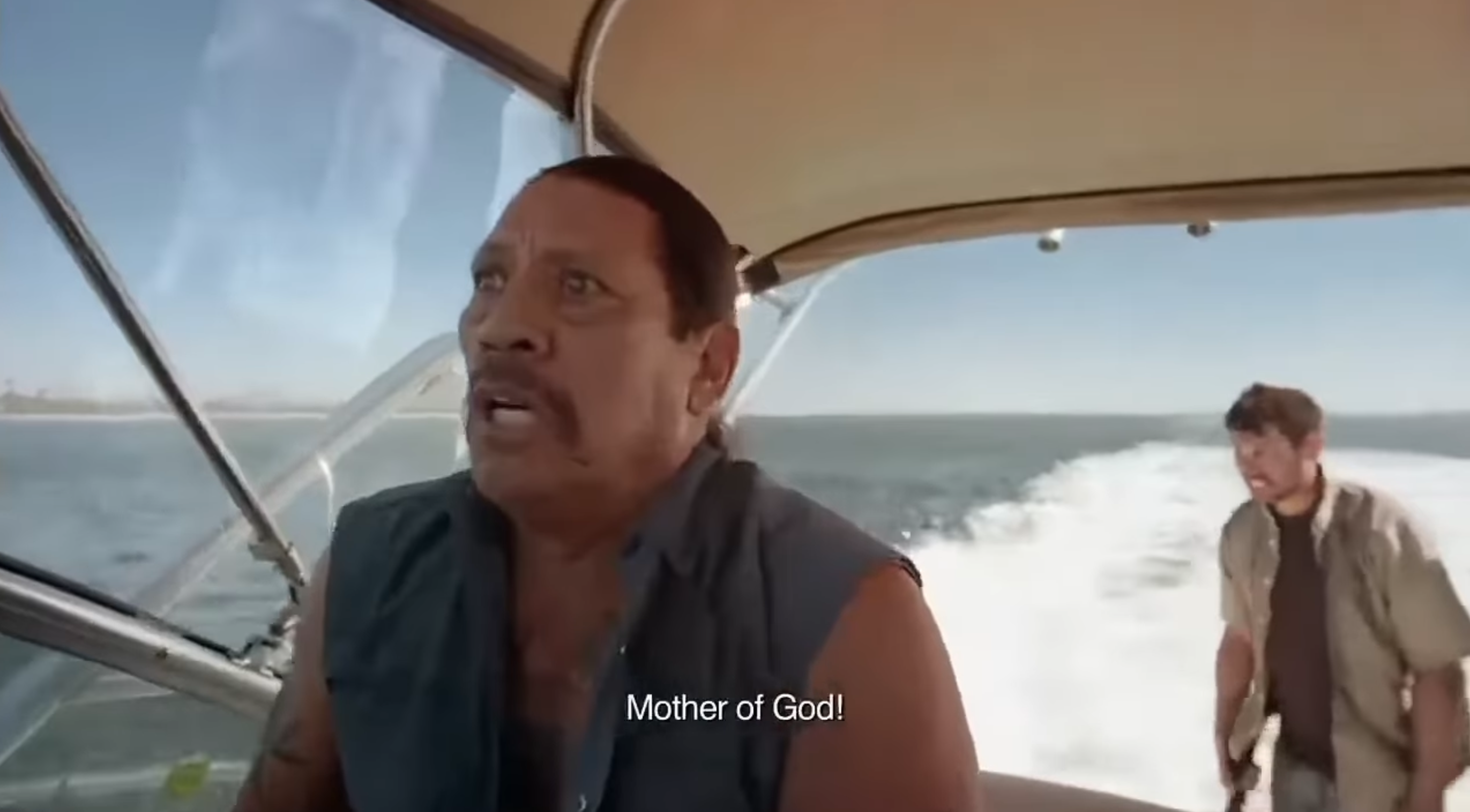 Machete with the quote 'Chingawhat!'