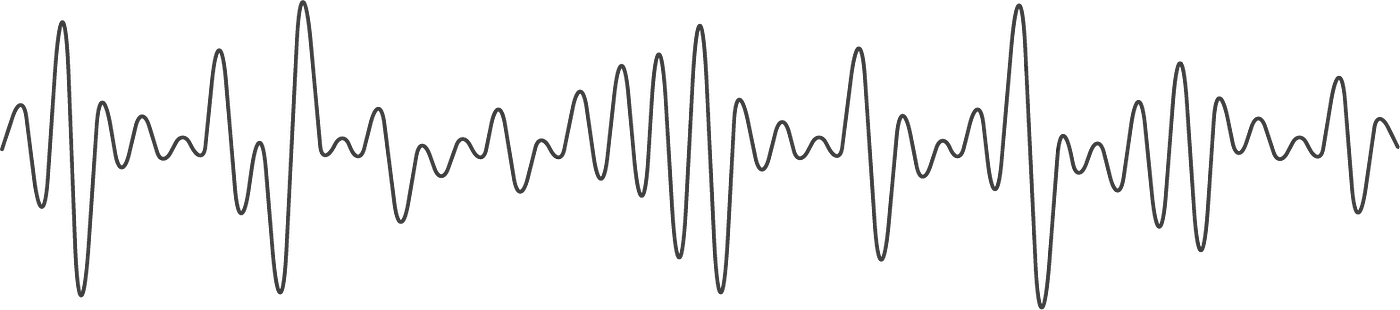 A sound wave