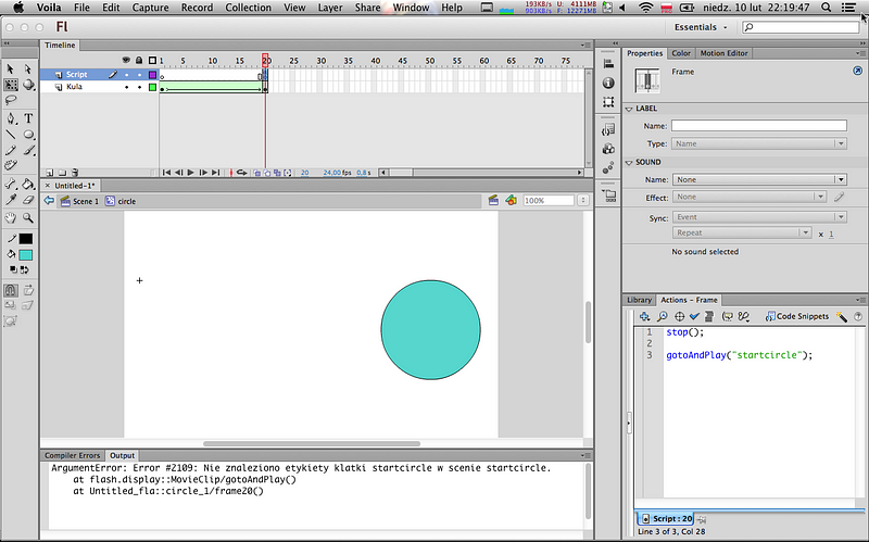 The Adobe Flash UI