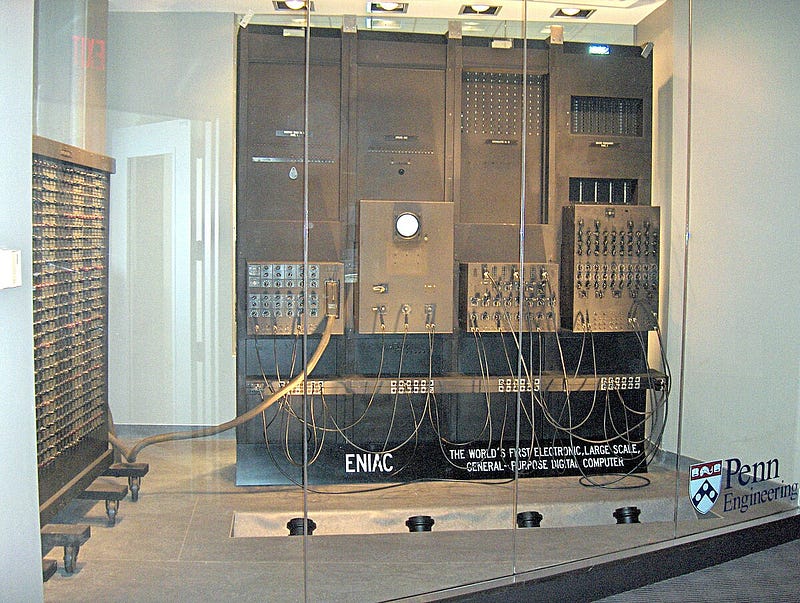ENIAC in a museum