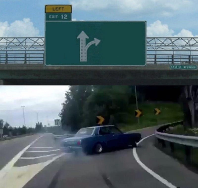 Car exit meme